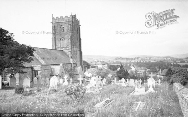 Photo of Old Cleeve, The Church And Village c.1955