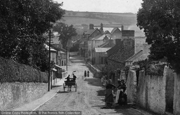 Photo of Old Colwyn, A Street 1890