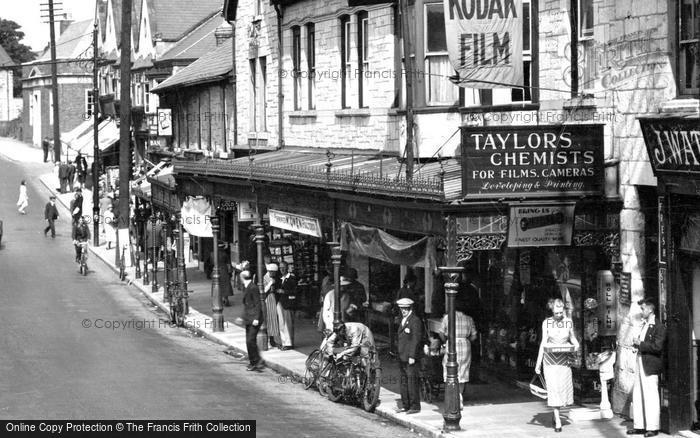 Photo of Old Colwyn, Abergele Road Shopping Arcade 1933