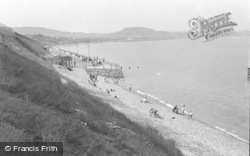 Beach And Promenade c.1935, Old Colwyn