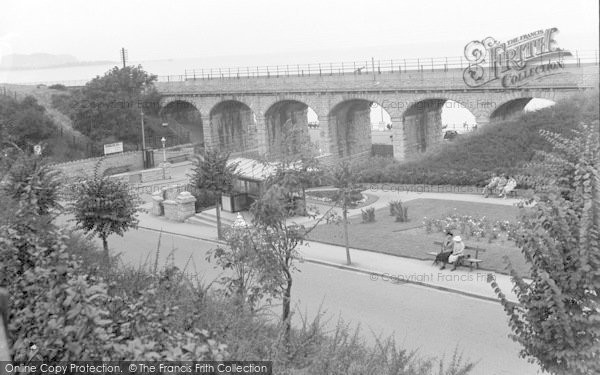 Photo of Old Colwyn, Cliff Road And Viaduct c.1935