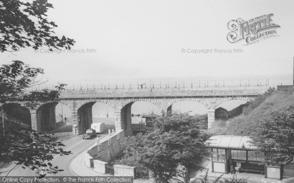 Photo of Old Colwyn, Cliff Road And Viaduct c.1955