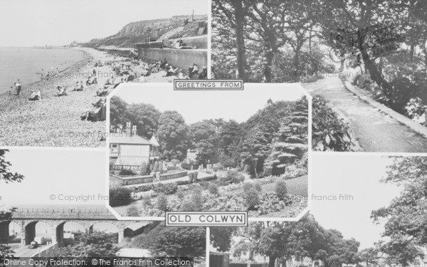 Photo of Old Colwyn, Composite c.1955