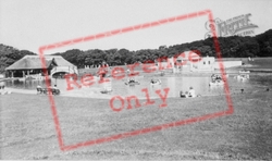Eirias Park Boating Lake c.1955, Old Colwyn