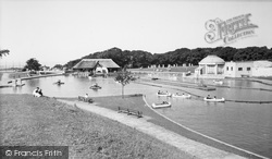 Eirias Park, Boating Lake c.1955, Old Colwyn