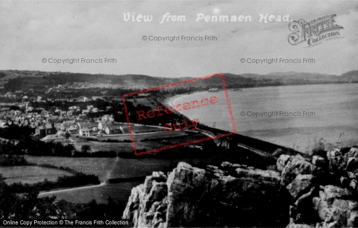 Photo of Old Colwyn, From Penmaen Head c.1930