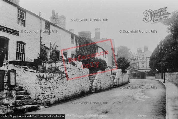 Photo of Old Colwyn, Old Cottages 1906