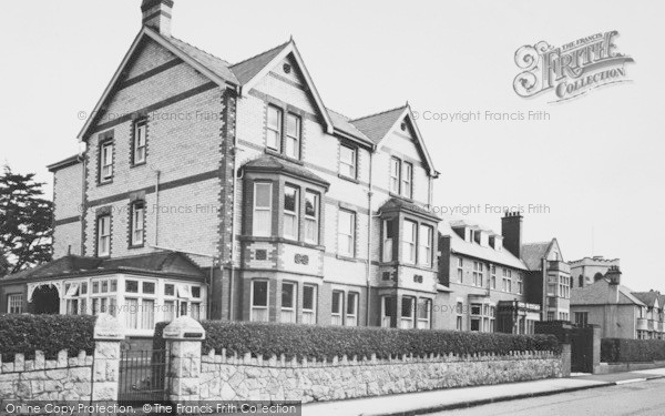 Photo of Old Colwyn, St Augustine's Priory, Showing St Mary's c.1955