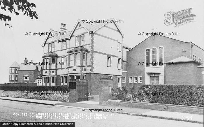 Photo of Old Colwyn, St Augustine's Priory, St Mary's And St Monica's c.1955