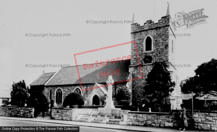 Photo of Old Colwyn, St Catherine's Church c.1955