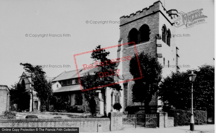 Photo of Old Colwyn, St John's Church c.1955