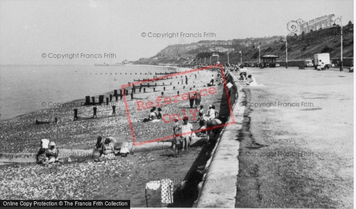 Photo of Old Colwyn, The Beach c.1955