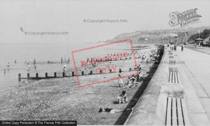 Photo of Old Colwyn, The Beach c.1955