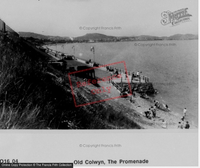 Photo of Old Colwyn, The Promenade c.1955