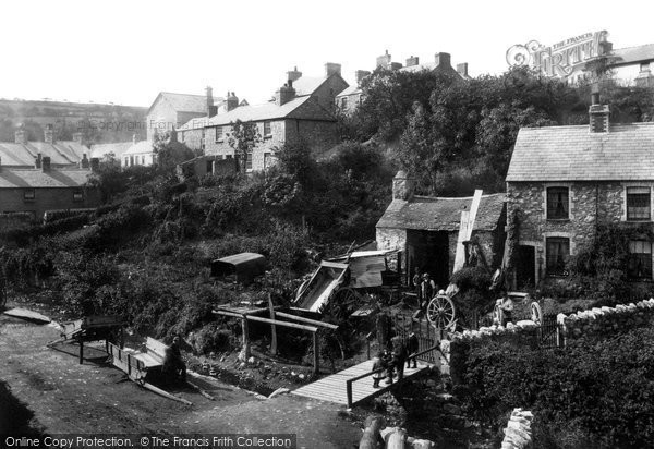 Photo of Old Colwyn, The Wheelwright's Workshop 1890