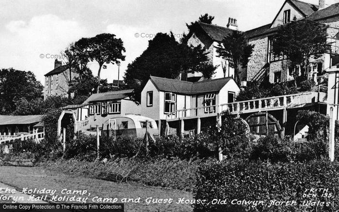 Photo of Old Colwyn, Voryn Hall Holiday Chalets And Guest House c.1950