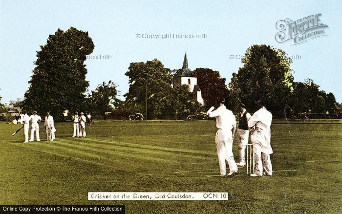 Photo of Old Coulsdon, Cricket On The Green c.1955