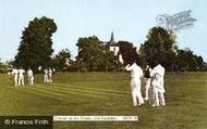 Cricket On The Green c.1955, Old Coulsdon