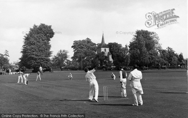 Photo of Old Coulsdon, Cricket On The Green c.1955