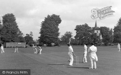 Cricket On The Green c.1955, Old Coulsdon