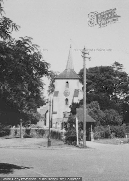 Photo of Old Coulsdon, St John's Church c.1950