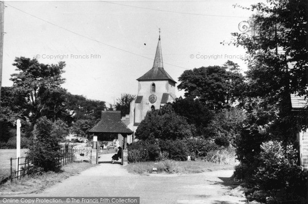 Photo of Old Coulsdon, St John's Church c.1950