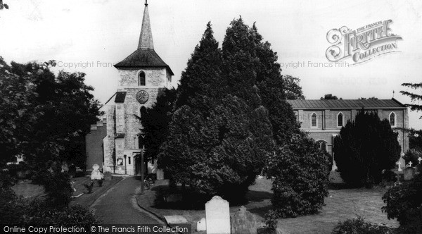 Photo of Old Coulsdon, St John's Church c.1960