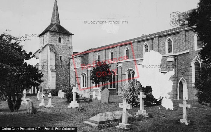 Photo of Old Coulsdon, St John's Church c.1960