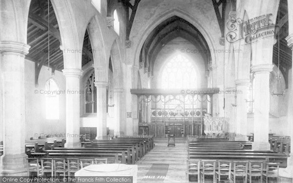 Photo of Old Hunstanton, Church Interior 1896