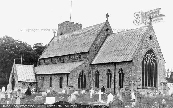 Photo of Old Hunstanton, St Mary's Church c.1955