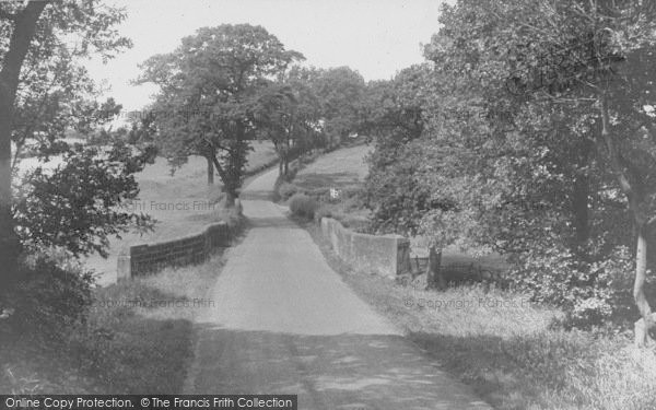 Photo of Old Langho, Ribchester Road c.1955