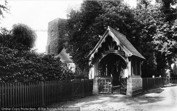 Photo of Old Malden, Church Of St John The Baptist And Lychgate 1892