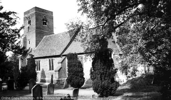 Photo of Old Malden, St John's Church c.1960