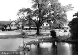 The Pond c.1955, Old Malden