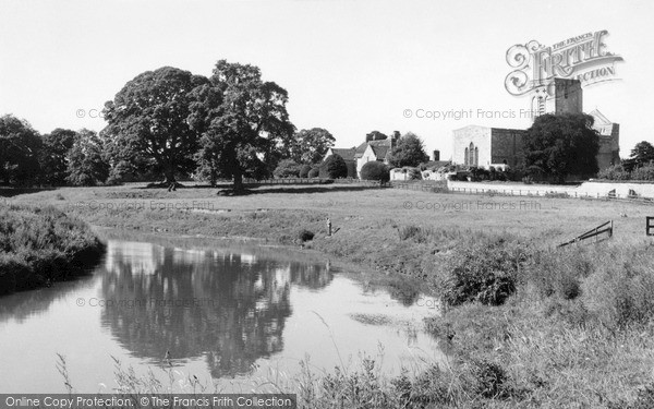 Photo of Old Malton, River Derwent And St Mary's Church c.1965