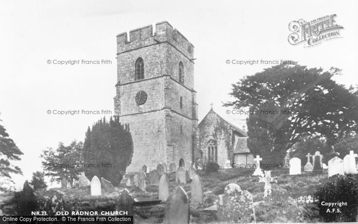 Photo of Old Radnor, St Stephen's Church c.1955