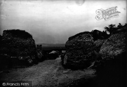 Castle Gate From Within 1913, Old Sarum