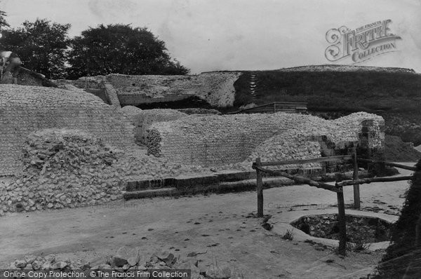 Photo of Old Sarum, Chapel Of St Nicholas And Castle Well 1913
