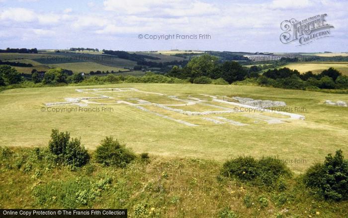 Photo of Old Sarum, Foundations Of The Cathedral 1996