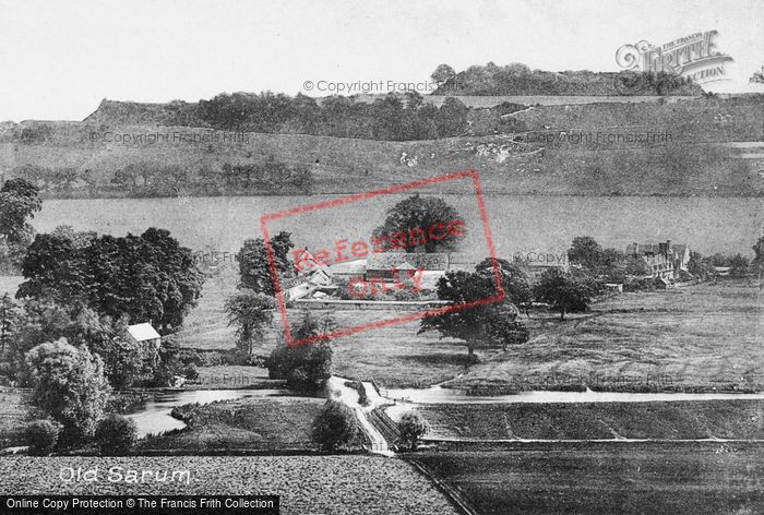 Photo of Old Sarum, From Devizes Road 1887