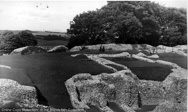 Photo of Old Sarum, The Castle Ruins c.1965