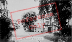 Church Road c.1960, Old Swinford