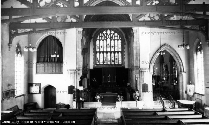 Photo of Old Swinford, St Mary's Church, Interior c.1965