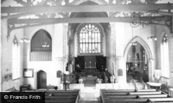 St Mary's Church, Interior c.1965, Old Swinford
