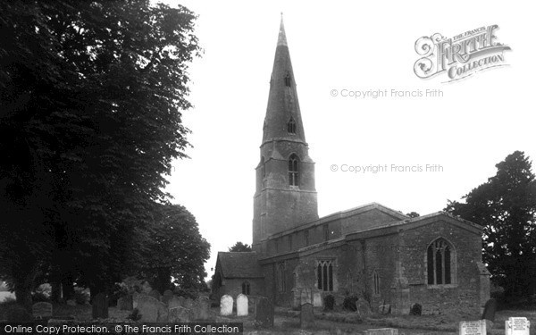 Photo of Old Weston, St Swithin's Church c.1955
