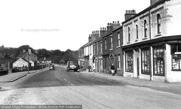Photo of Old Whittington, High Street c.1955