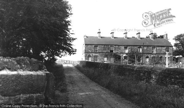Photo of Old Whittington, Miners Cottages c.1955