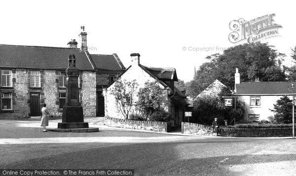 Photo of Old Whittington, The Cenotaph And Revolution House c.1955