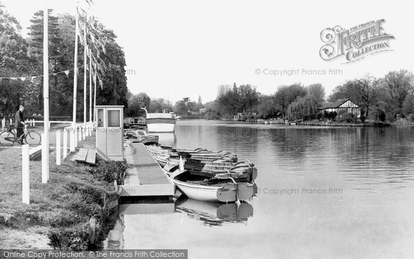 Photo of Old Windsor, The Landing Stage c.1955