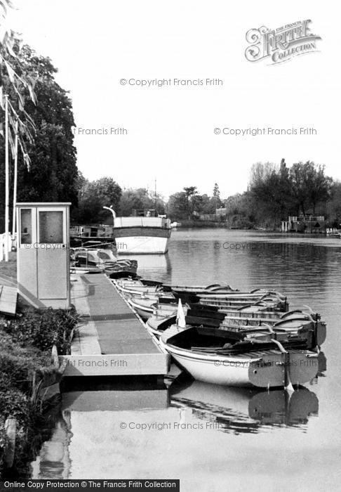 Photo of Old Windsor, The Landing Stage c.1955